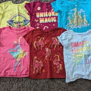6 Children's Place Girls Tshirts all size 4T